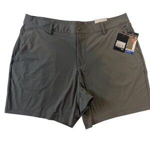 90 Degree by Reflex men's shorts in gray stretchy size XL. Made in Cambodia.